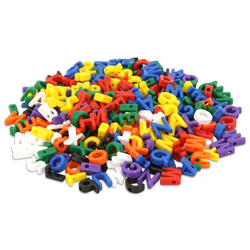 The image of 288 kunterbunte Fädelbuchstaben